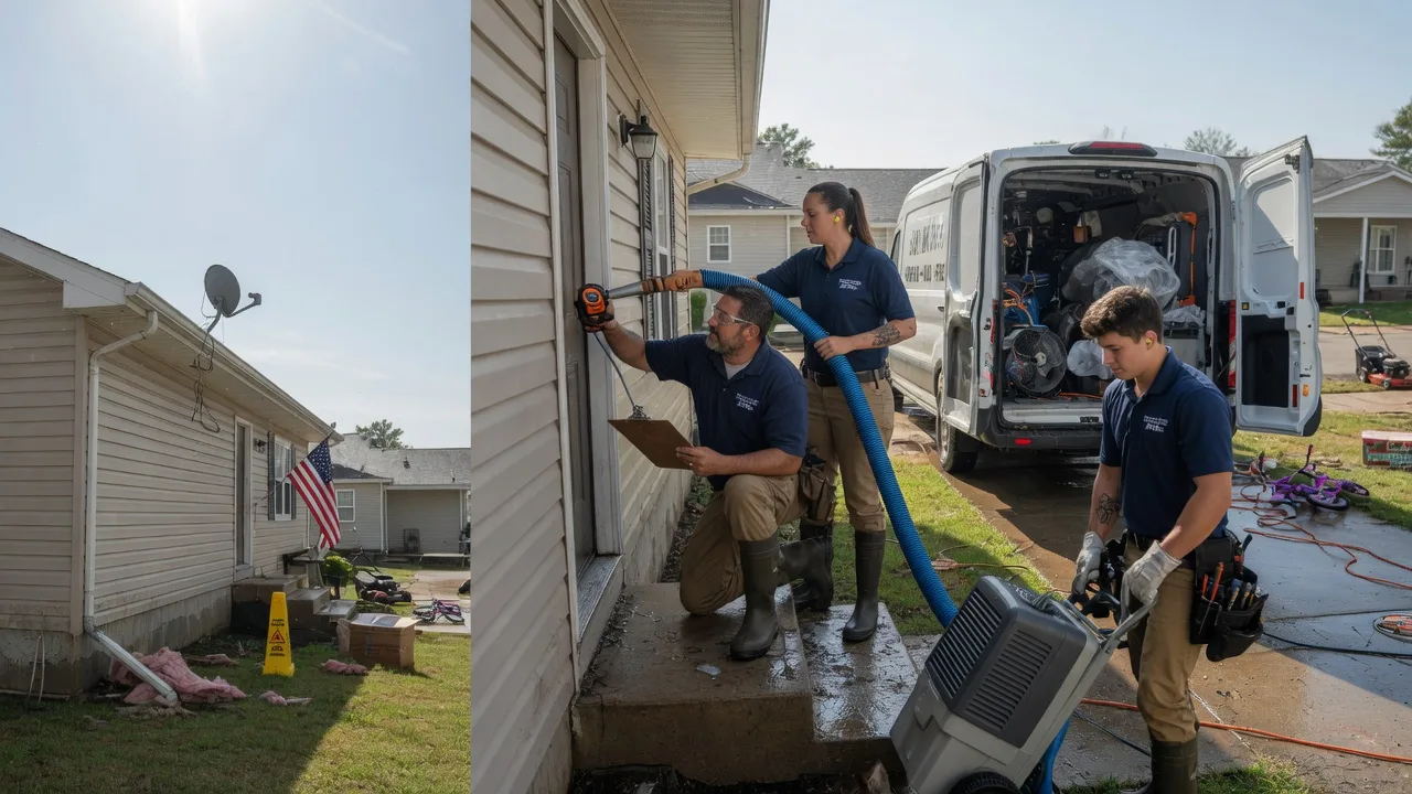 Ceiling Water Damage Restoration in Hillsboro, AL near me